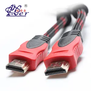 Kabel hdmi 1.5M 5M 10M 15M 20M 50M kabel HDTV 3D 2160P 18gbps kabel Video 4K HDMI untuk proyektor