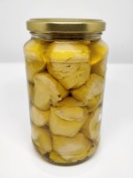 LA ITALIANA, Artichokes Salados en Conserva de la Mejor Calidad Italiana, en Frasco de Vidrio, Artichokes Enteros en Aceite, 1700 ml, 36 Meses de Caducidad