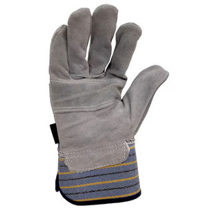 Gants de travail en cuir pleine fleur pour tâches lourdes, offrant une protection élevée, gants adaptés au travail mécanique avec conception de protection, gants de travail pour monteurs. - Product Image 2