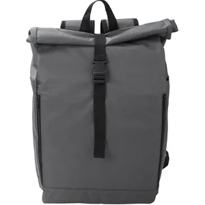 Zaino Promozionale Sostenibile in RPET con Chiusura Rolltop - Evie - Product Image 3