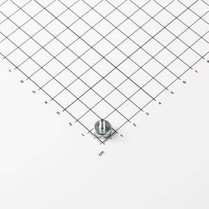 Gripper piatto in ferrite Ø10x4,5mm con perno filettato - Product Image 1