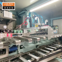 Machine à ressorts ensachés LianRou pour matelas et canapés, 180 ressorts/min, contrôlée par PLC, servo 380V 43kw LR-PS-UVS/UVD 150/160