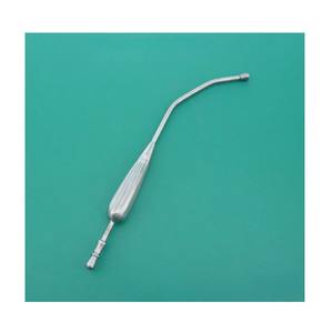 Tube d'aspiration Yankauer réutilisable en acier inoxydable de qualité supérieure, 34,5 cm, instruments de chirurgie générale - Product Image 1