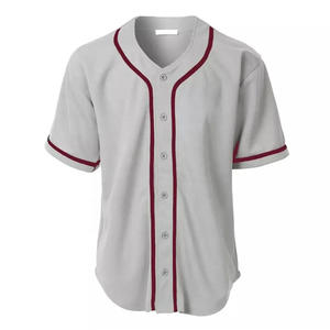 Uniforme vierge de baseball pour femmes et hommes Taille unisexe Softball Couleur solide Polyester Service OEM Respirant et Séchage rapide Unifroms Sets - Product Image 6