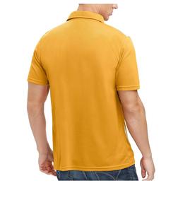 Camisetas de polo de golf de 2 tonos para hombre con logotipo personalizado, camiseta atlética de rendimiento, polo deportivo transpirable de manga corta para golf que absorbe la humedad - Product Image 4