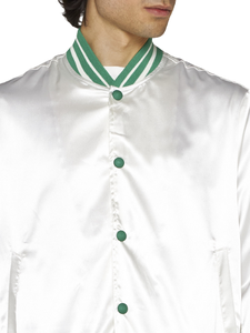 Chaqueta de bombardero de satén a prueba de viento impermeable con cuello mandarín personalizado Parka pesada aislada cálida con frente para hombres - Product Image 3