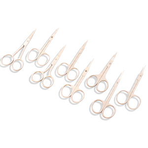 Ciseaux à ongles en acier inoxydable de qualité supérieure KAAMIR INSTRUMENTS, lame incurvée avec pointe aiguë pour les cuticules - Outil manuel durable - Product Image 1