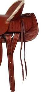 100% monturas de caballo de carreras de barril occidental de cuero puro hechas a mano herramientas de cuero Premium tallado comodidad Trail ecuestre - Product Image 4