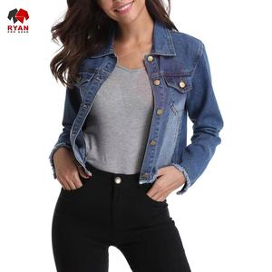 Veste en jean matelassée Ryan Pro Gear pour femme avec fermeture à bouton en tissu respirant Options de logo personnalisé - Product Image 6