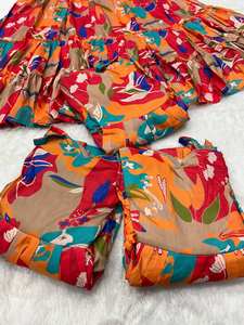 ชุดเดรสยาวผ้าฝ้ายพิมพ์ลายดอกหลากสีสำหรับผู้หญิง ยี่ห้อ Unity Luxure แบบไม่มีแขน ทรงเอไลน์ เอวธรรมชาติ ซักได้ เหมาะสำหรับใส่ไปงานปาร์ตี้ช่วงฤดูร้อน - Product Image 6