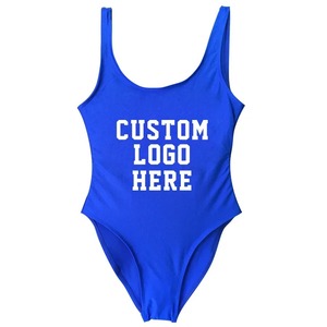 Nouveau Style couleur différente personnalisé Logo maillots de bain Sexy femmes maillot de bain une pièce costumes respirant maillot de bain - Product Image 1