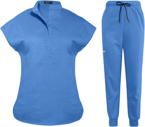 Trajes médicos ecológicos, mezcla de algodón, uniformes de enfermería sostenibles, ropa de Hospital al por mayor - Product Image 3