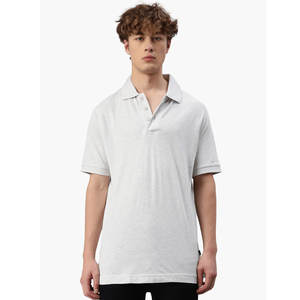 Camisas grises Polo de golf liso Camisetas Polo personalizadas con logotipo bordado Camiseta Polo de hombre impresa con logotipo personalizado - Product Image 2