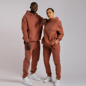 2025 Logo personnalisé survêtement français éponge 100% coton polaire haute rue survêtement vêtements décontractés Streetwear survêtement pour homme - Product Image 3