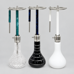 Ensemble de tour de présentation décorative en verre blanc de 74 cm, style moderne et minimaliste, pour hôtel, bar, club, avec logo personnalisé OEM - Product Image 5