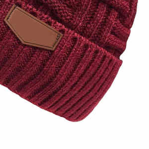 Gorro de invierno tejido a la moda para hombres y mujeres, gorro grueso, cálido, suave, para exteriores, con Jacquard para uso informal - Product Image 4