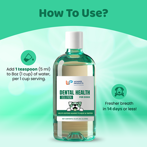 Vente chaude OEM/ODM 1Ltr étiquette pour animaux de compagnie marque privée prix de gros produit d'haleine pour chien frais qui défend contre la plaque et le tartre - Product Image 4