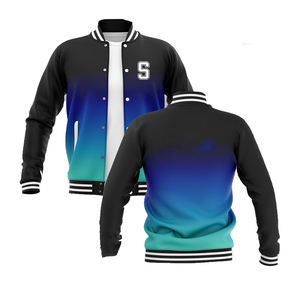 Chaqueta Deportiva Personalizada de Estilo Nuevo para Hombre, Sublimación, Logotipo Frontal en Lona, Transpirable, de Secado Rápido, Alta Calidad, al por Mayor - Product Image 1