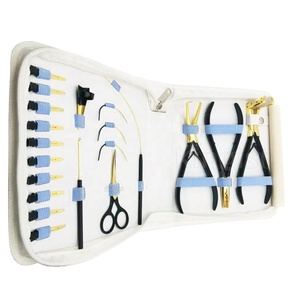 ชุดต่อผมแบบ2025อุปกรณ์ต่อผมแบบมืออาชีพอุปกรณ์ต่อผมสำหรับร้านทำจากสเตนเลสสตีล - Product Image 1