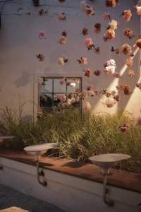 Hot Sale Handmade <b>Wedding</b> Flower Garland Hanging Flower Garland <b>Wall</b> <b>Decor</b> Flower Garland Nursery on Wholesale Price - Product Image 5