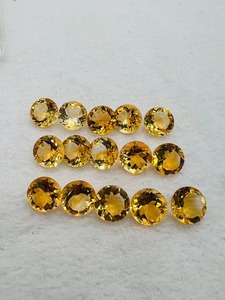 ซิทรินธรรมชาติคุณภาพ AA ขนาด 10x10 มม. ทรงบริลเลียนท์คัท แพ็ค 1 ชิ้น สีเหลือง พลอยเมห์ราจูดิน รับรองโดยบุคคลที่สาม 6-8 - Product Image 2