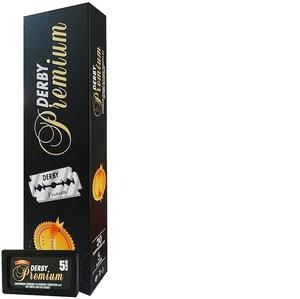 Cuchillas de Repuesto para Maquinilla de Afeitar de Doble Filo Derby Premium |   Cuchillas de Afeitar de Acero Inoxidable |   Paquete a Granel de 100 Piezas para Venta al por Mayor y Suministros de Barbería - Product Image 1