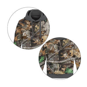 La mejor caza Camo Winter Hoodie Custom Streetwear Digital Impreso Camuflaje Fleece Transpirable Unisex - Product Image 4