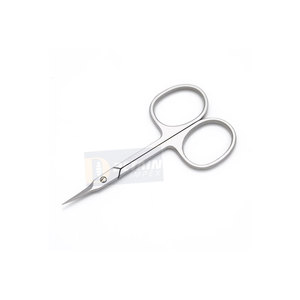 Ciseaux à cuticules russes Logo personnalisé Marque privée Ciseaux de manucure incurvés extra fins et extra pointus avec emballage personnalisé - Product Image 1