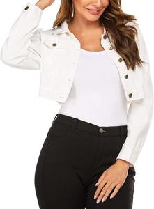 Chaqueta Vaquera Acolchada Transpirable de Buena Calidad para Mujer, Moda Otoño Invierno - Product Image 3