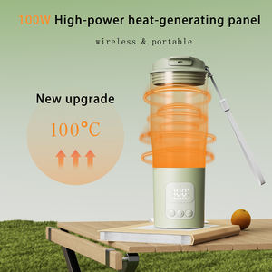 100 ℃   Chauffe-biberon portable sans fil, chauffe-lait pour bébé rechargeable, chauffe-biberon pour bébé pour les voyages - Product Image 6