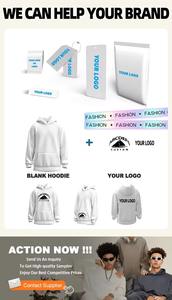 2025 personnalisé en détresse Patch broderie Vintage vieilli Applique couture 500gsm à capuche hommes à capuche strass à capuche pour hommes - Product Image 2