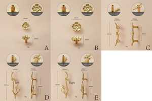 Meilleur prix du marché vente exclusive laiton polonais 106x42x41mm laiton victorien levier loquet poignée pour maison bureau porte métal artisanat - Product Image 3