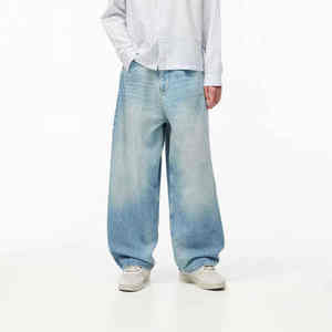 <b>Jeans</b> Manufacturers Loose Hip Hop Streetwear <b>Jeans</b> Baggy Men Fashion Casual Washed <b>High</b> Quality <b>Jeans</b> - Product Image 3