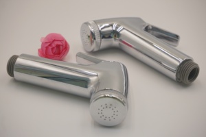 Bidet de toilette Shattaf moderne en plastique ABS pulvérisateur finition argent chrome nickel inverseur mural pulvérisateur de salle de bain à main OEM - Product Image 5