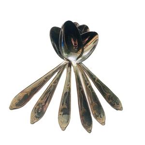 Ensemble élégant de cuillères de couverts en acier inoxydable Couverts parfaits pour accessoires de cuisine de table de mariage - Product Image 1