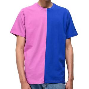 Camiseta personalizada de bloque de color sublimado 100% algodón Tri-Blend ajuste Extragrande - Product Image 1