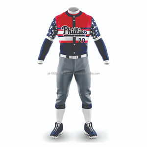 Tenues de baseball personnalisées en spandex/polyester 2026, vêtements de sport personnalisés à séchage rapide avec le meilleur design - Product Image 1