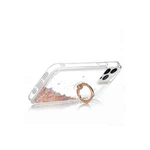 Étui en silicone liquide Netzy Luxury SAFA MILCE Gold Edition pour iPhone 14 Pro Max, silicone souple, modèle élégant - Product Image 3