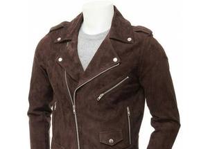 Blouson de bombardier en cuir pour homme, veste décontractée classique en cuir véritable, blouson de vol en cuir de vache, vente en gros - Product Image 4