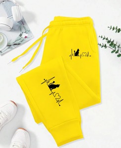 Premium Casual Breathable Flared Sweatpants Stylish Customize Logo Woman <b>Trouser</b> New 3D Printed <b>Women</b> Pants - Product Image 4