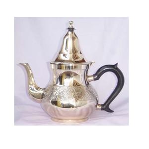 Bouilloire à thé décorative en argent plaqué pour la table, cuisine, préparation du thé, service de café et de thé, ustensiles de service, pot - Product Image 1