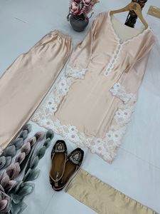 ชุดสูท Georgette kurta ขนาดใหญ่มีดีไซน์ใหม่ - Product Image 3