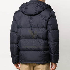 OEM Veste chaude d'hiver rembourrée avec logo personnalisé Veste légère en polyester Veste matelassée streetwear - Product Image 4