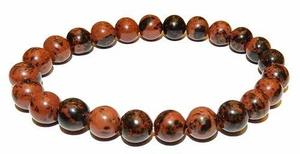 Pulsera personalizada de piedras preciosas de obsidiana de caoba Pulseras al por mayor Pulseras de buena calidad Comprar de F S CRYSTAL - Product Image 2