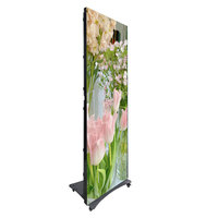 Afficheur LED pliable AOYI - Écran LED portable avec technologie COB pour la publicité intérieure/extérieure