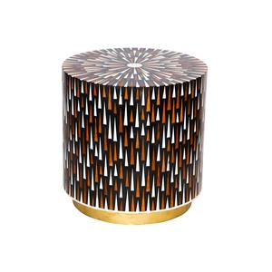 Artículos nuevos de alta calidad, taburete de nácar, mesa de tambor con incrustaciones, mesa de tambor moderna para sala de estar hecha a mano en Vietnam - Product Image 4