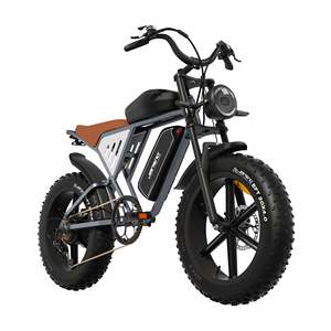 MEILLEURE OFFRE Vélo de montagne électrique JANSNOs X70 pour adultes, 48V 34Ah, double batterie, moteur puissant 750W, Shimano 7 vitesses, 330 Ibs - Product Image 1