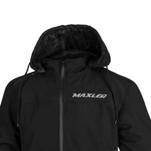 Chaqueta de moto softshell impermeable para mensajeros y equipos de reparto - Product Image 4