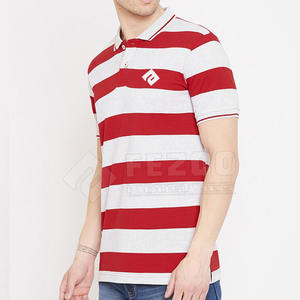 Polos de hombre de manga corta hechos en poliéster y algodón 100% al por mayor, camisetas de polo de golf lisas - Product Image 2
