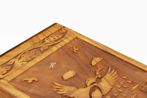 Urne funéraire en palissandre fabriquée à la main Arbre de vie Boîte commémorative Souvenir Urne funéraire décorative pour cendres - Product Image 6